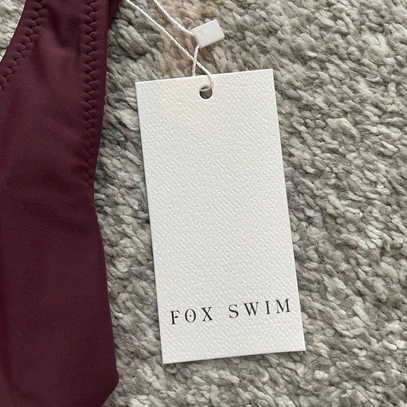 White Fox Swim - St. Tropez Merlot One Piece SMALL - Picture 2 of 6